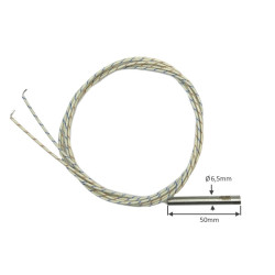 Z81H4010510 | Riscaldatore a cartuccia D.6,5 X 50mm 230V 160W Cavi 1mt.