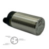 C30M/00-1E  Sensore capacitivo M30  Corpo Inox  Sn 4  16mm  Schermato 20 250V  NO  NC Conn M12  3 poli IP67