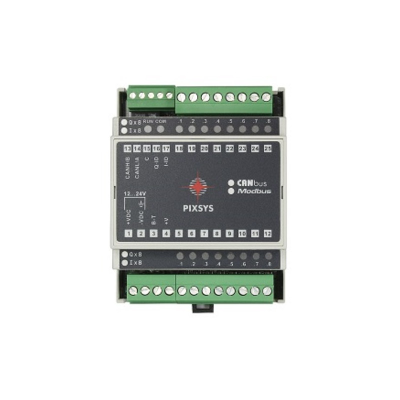 MCM260-4AD   8 Ingressi digitali PNP 24Vdc  8 Uscite relé 5A carico resistivo  12   24 Vac dc