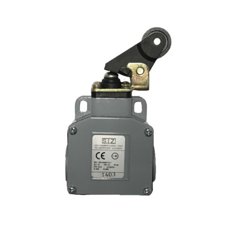 1403  Finecorsa in metallo leva con rotella laterale Contatto 1NO 1NC  PG13,5  IP65