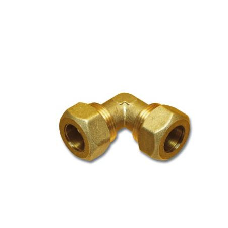 GTNI10  Raccordo  L   intermedio ottone  T 10