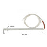 16650  Riscaldatore a cartuccia  D16 mm  H 650mm  240V 1600W  LC 500 mm