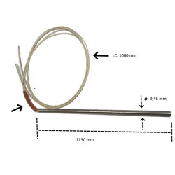 94601130  Riscaldatore a cartucccia  D 9,46 mm  H 1130 mm  230V 1700W LC=1000mm