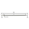 12845  Riscaldatore corazzato lineare D 12 mm H 845 mm  110V 1800W  Perni  M5