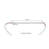 75270   Riscaldatore corazzato D 7,5 mm  H 270 mm 15V 120W con cavi  entrambi i lati  LC 500 mm silicone