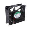 EF80251B2-A99-A  Ventola assiale 80 x 80x 25 con cuscinetto 24VDC 3000Rpm   62,86m3 cavo 300mm