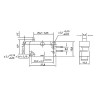 CMV-100-D  Micro interruttore switch   pistoncino in plastica  NO NC 10A 250V