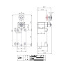 BM5E41Z11  Finecorsa alluminio a leva con rotella nylon 22mm  Contatti a scatto  1NO  1NC  doppio isolamento e apertura positiva