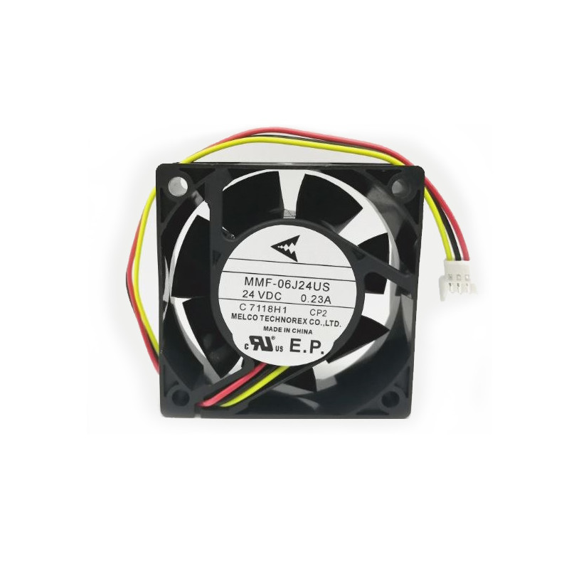 MMF-06J24US-CP2  Ventola  assiale 60X60X25  24VCC 0,23A 3 fili