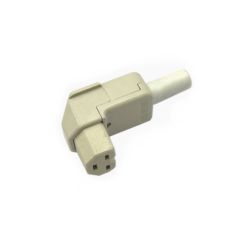ZD1562006 | Spina di connessione elettrica a L in  duroplast per alta temperatura 155°C, 500V 16A.