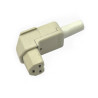ZD1562006 | Spina di connessione elettrica a L in  duroplast per alta temperatura 155°C, 500V 16A.