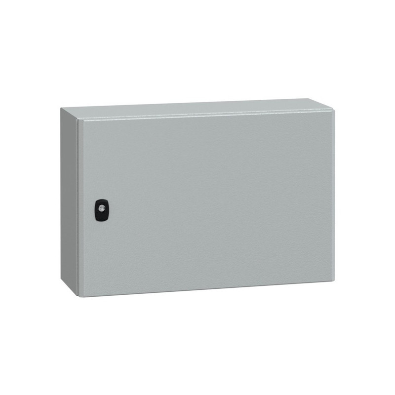 MAS0406021R5  Cassa in lamiera d'acciaio  400x600x210mm  Con piastra di montaggio  IP 66