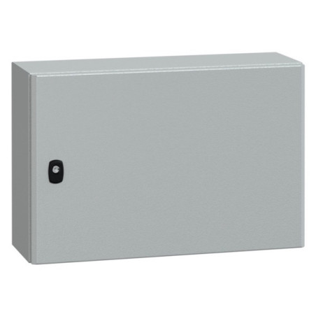 MAS0406021R5  Cassa in lamiera d'acciaio  400x600x210mm  Con piastra di montaggio  IP 66
