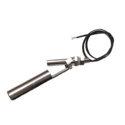 SF142   Sensore a galleggiante di livello in acciaio inox AISI 304  installazione Orizzontale   M10   contatto  NO 1Amp  lunghez