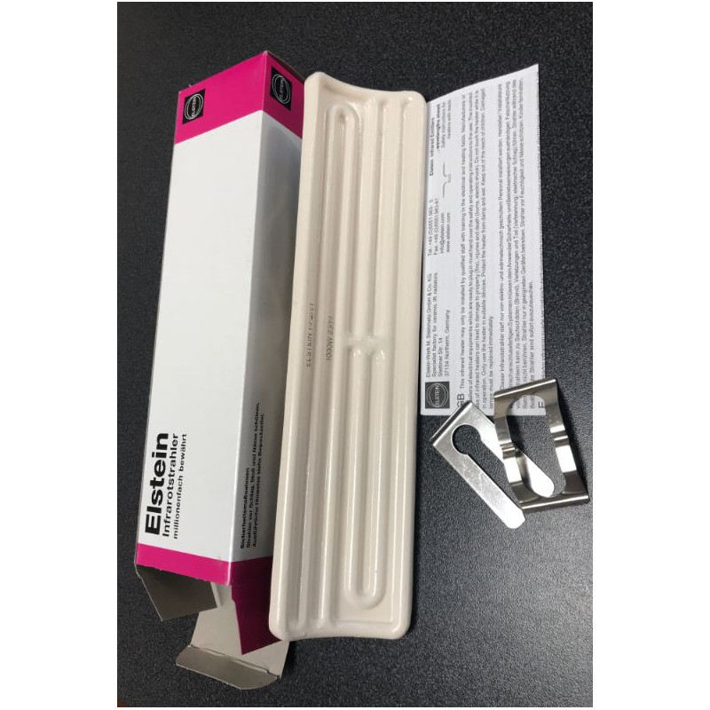 T-FSR 400W230V  Irradiatore ELSTEIN FSR 245 X 60 curvo  4000W-230V con TCK