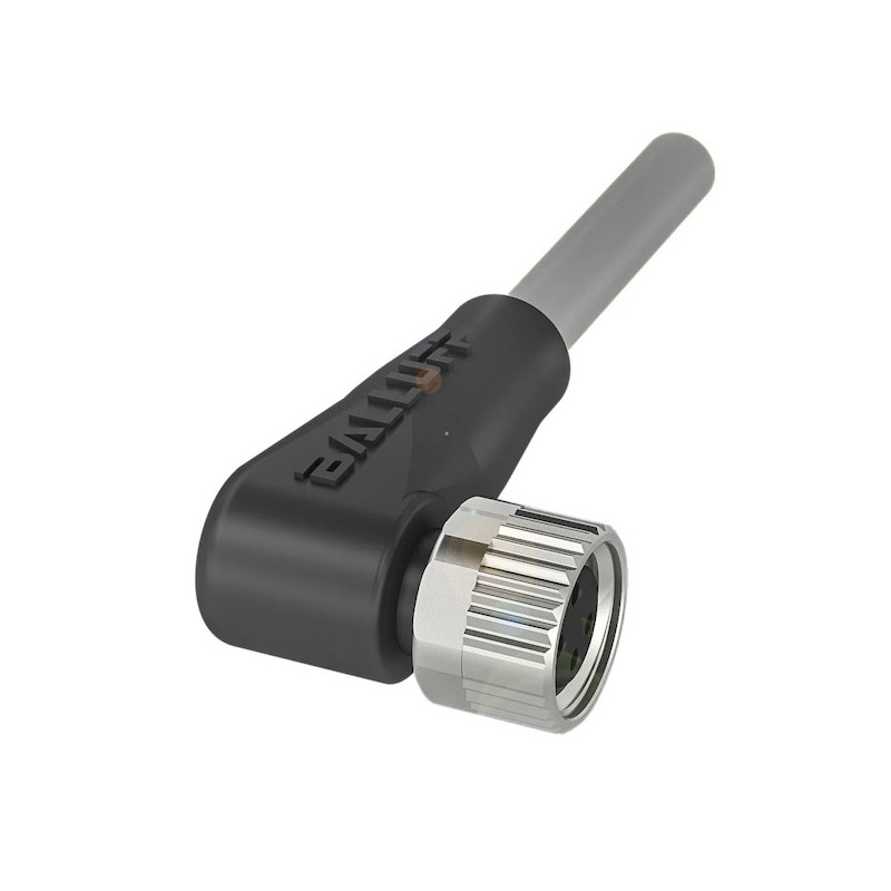 BCC08MW  Connettore M8  90° 4 poli femmina cavo 3mt