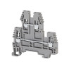 ERD2.5GREY100   Morsetto a vite Morsetto 2.5mm²  300V  20A   Doppio ponte Grigio  Scatola da 100 pcs