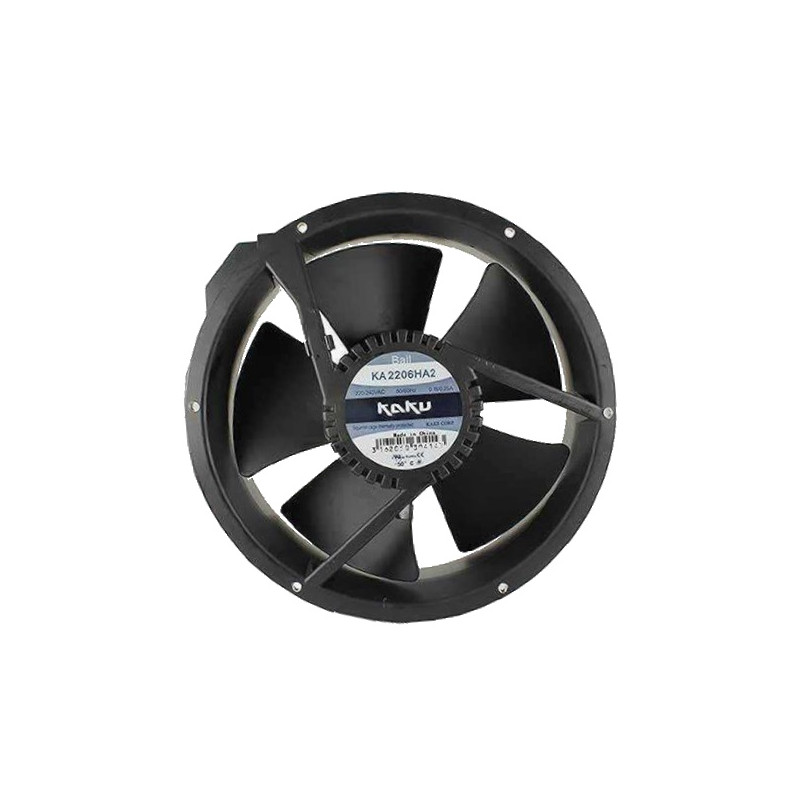 KA2206HA2   Ventilatore assiale D 222X60  alim.220 240Vac rotazione su cuscinetti   725,47 m3/h  2800rpm