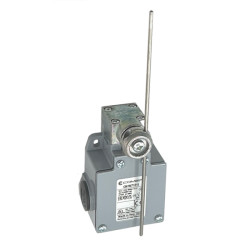 CM1M71Z11  Finecorsa in alluminio   con Asta in acciaio inox 3mm  Contatti a scatto  1NO  1NC  doppio isolamento e apertura posi