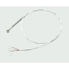 PT100  occhiello per viti M5  AISI 316  tubetto AISI 316  D 4 x 30mm  cavo  Teflon L=1000mm