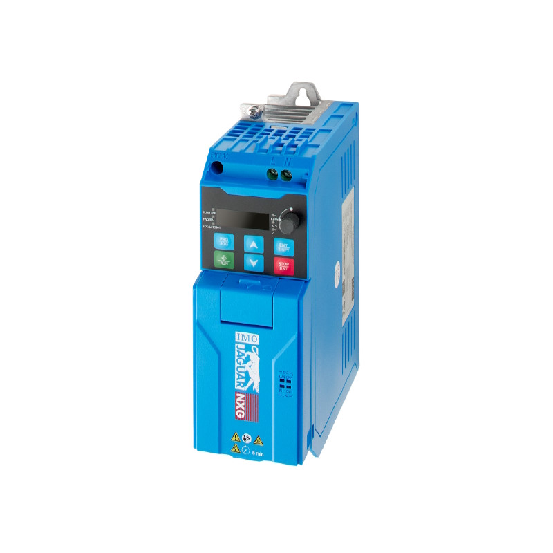  NXG-3A-43   Inverter Jaguar serie NXG  1.1kW/1.5HP, 3A(HD); 1.5kW/2HP, 3.7AND) 400V,  trifase di ingresso e uscita SIL 3 STO, c