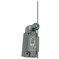 BM1M71Z11  Finecorsa in alluminio   con Asta in acciaio inox 3mm  Contatti a scatto  1NO  1NC  doppio isolamento e apertura posi