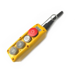 PILOT4 904V    Pulsantiera unifilare pensile  completa  2  pulsanti  con fecce direzione  contatto NA  pulsante emergenza contat