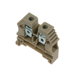 ER10BEIGE100  Morsetto a vite  10mm²  600V  85A  beigeScatola da 100 pcs