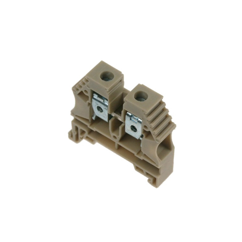 ER10BEIGE100  Morsetto a vite  10mm²  600V  85A  beigeScatola da 100 pcs