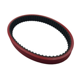 240L100TNX  Cinghia dentata tipo  240L largh. 25,4mm   riporto gomma TNX rossa  64D
