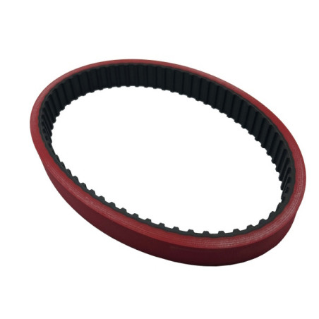 240L100TNX  Cinghia dentata tipo  240L largh. 25,4mm   riporto gomma TNX rossa  64D