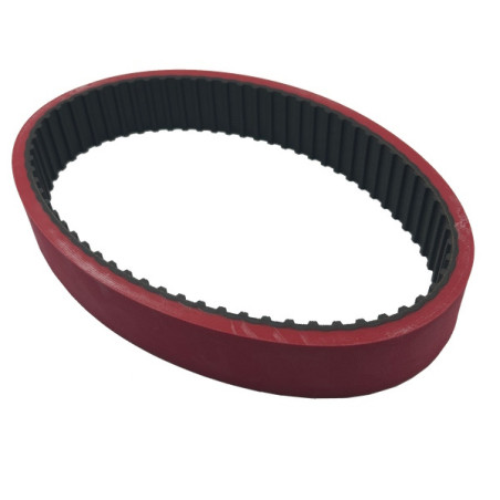 255L150TNX  Cinghia dentata  255L largh. 38mm  riporto  gomma TNX rossa 68 D