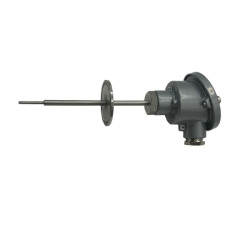 PT100CLAP1-1/2  TR PT100 IEC 751 classe B 3 fili  guaina  AISI 316 Diam 3 X 25mm+ Diam 6 X 70mm attacco  DA 1 1/2 estensione 50m