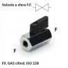 VFF.2  Valvola a sfera  F F  G 1/2