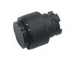 ECX3180  Pulsante  passo passo nero sporgente serie ECX31  ECP31