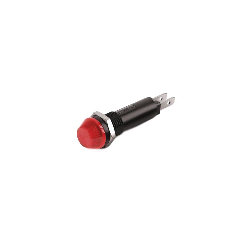 H12TTRRF8024  Indicatore luminoso a led  rosso d.14mm  24V AC DC