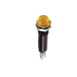 H12TTYYF8024  Indicatore luminoso a led giallo d.14mm  24V AC DC