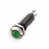 VL821CGFS024  Indicatore led cromato verde 24 28 Volt