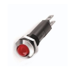 VL 821 CR FS 024 Indicatore led cromato rosso 24-28 Volt