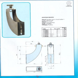 15.00401  Guida Rail Brackets AISI 304