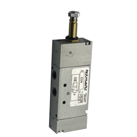 ES34 Elettrovalvola a spola TG.18mm 3/2 vie 1/4G 1 posizione stabile