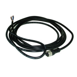 CD12M/0H-050A3   Connettore femmina M12 assiale  5 poli  cavo  PVC  5 m