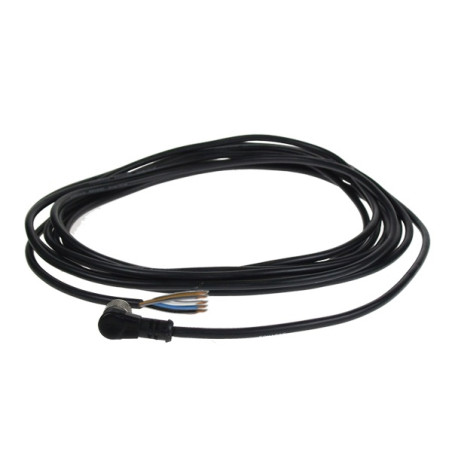 CD12M/0H-050C3   Connettore femmina M12  90° 5 poli  cavo  PVC  5 m