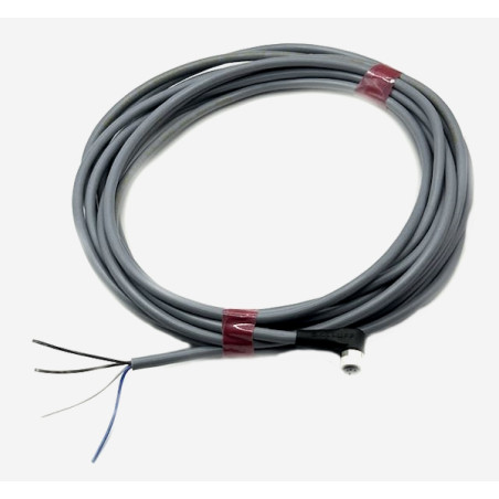 BCC02R0 Connettore M8 4 Poli  femmina 90° cavo  5 mtl