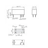 EJHP 1CN SL 12VDC  Relè miniaturizzato SPCO 10A 12VDC 240mW sigillato AgNi  RoHS 100mOhm