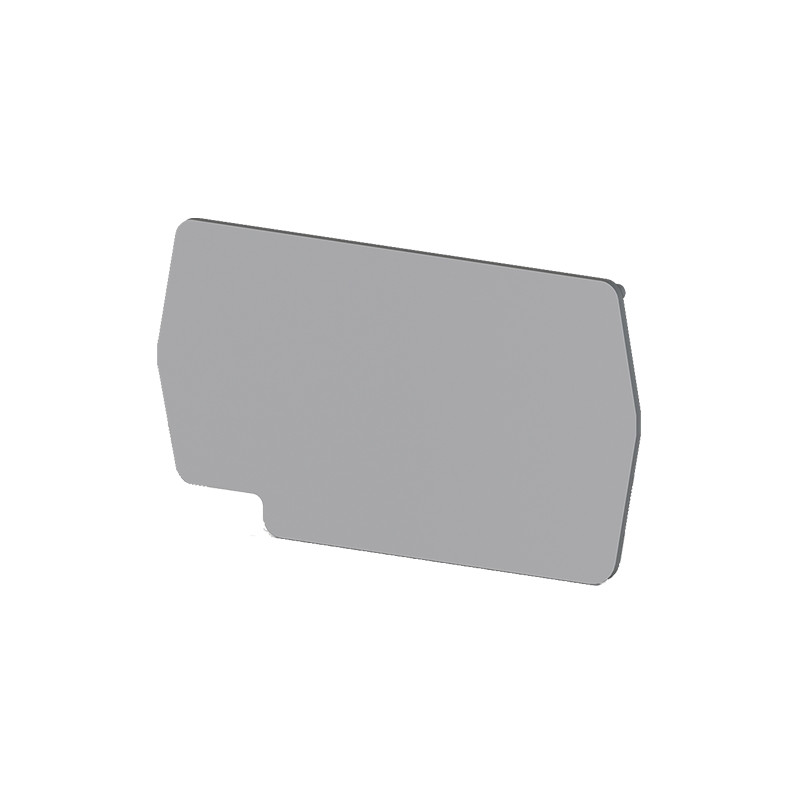 EPPF2.5GREY  Piastra terminale  per morsetto PF2.5, grigio