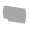 EPPF2.5GREY  Piastra terminale  per morsetto PF2.5, grigio
