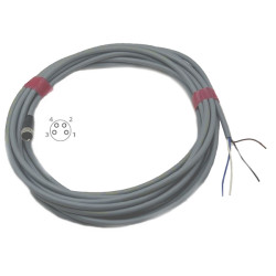 BCC02PM  Connettore  M8 4 Poli  Femmina diritto cavo  5 mtl