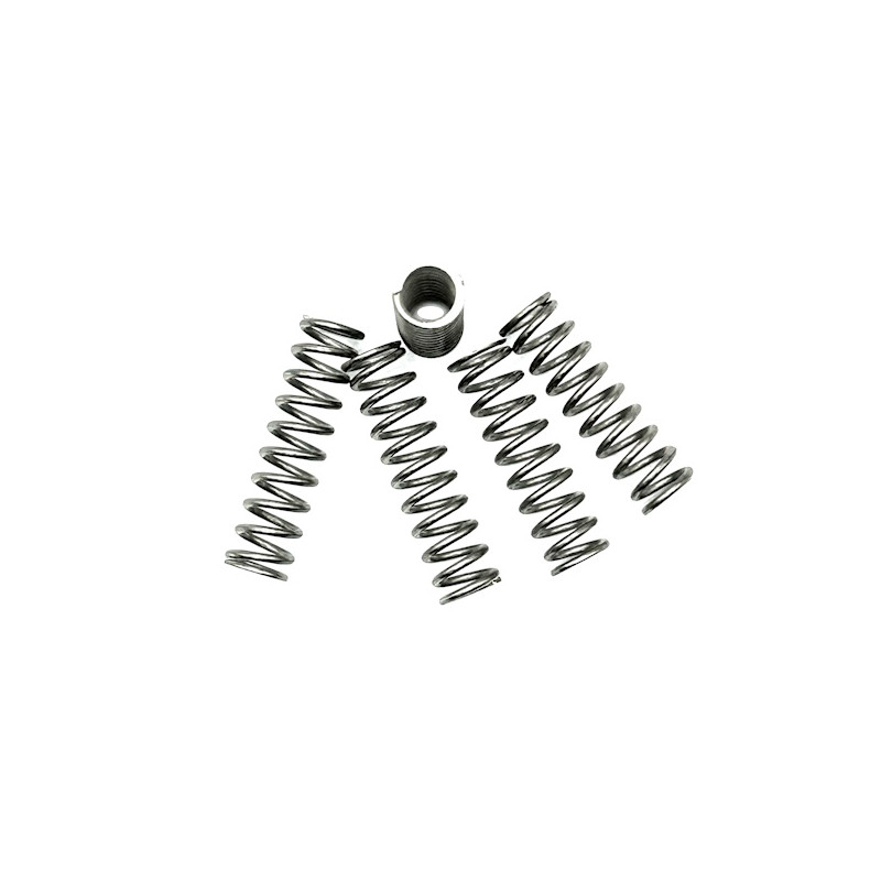 ML-2-13-65  Molla acciaio INOX  D filo 2   D Ext 13   LL65   ST 15 molate