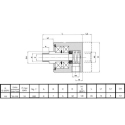 011 A 18  Giunto rotante pneumatico 1/8  1/8